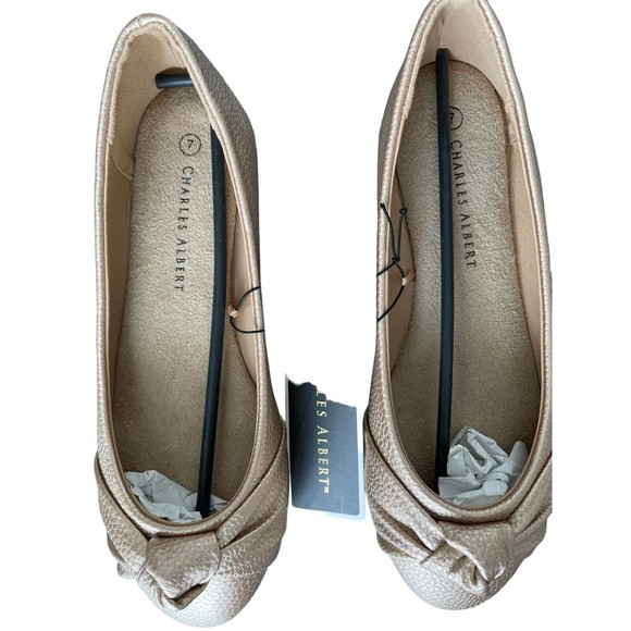 Charles Albert Rose Gold Shoes~Women's Size 7 New with tags - Picture 4 of 4